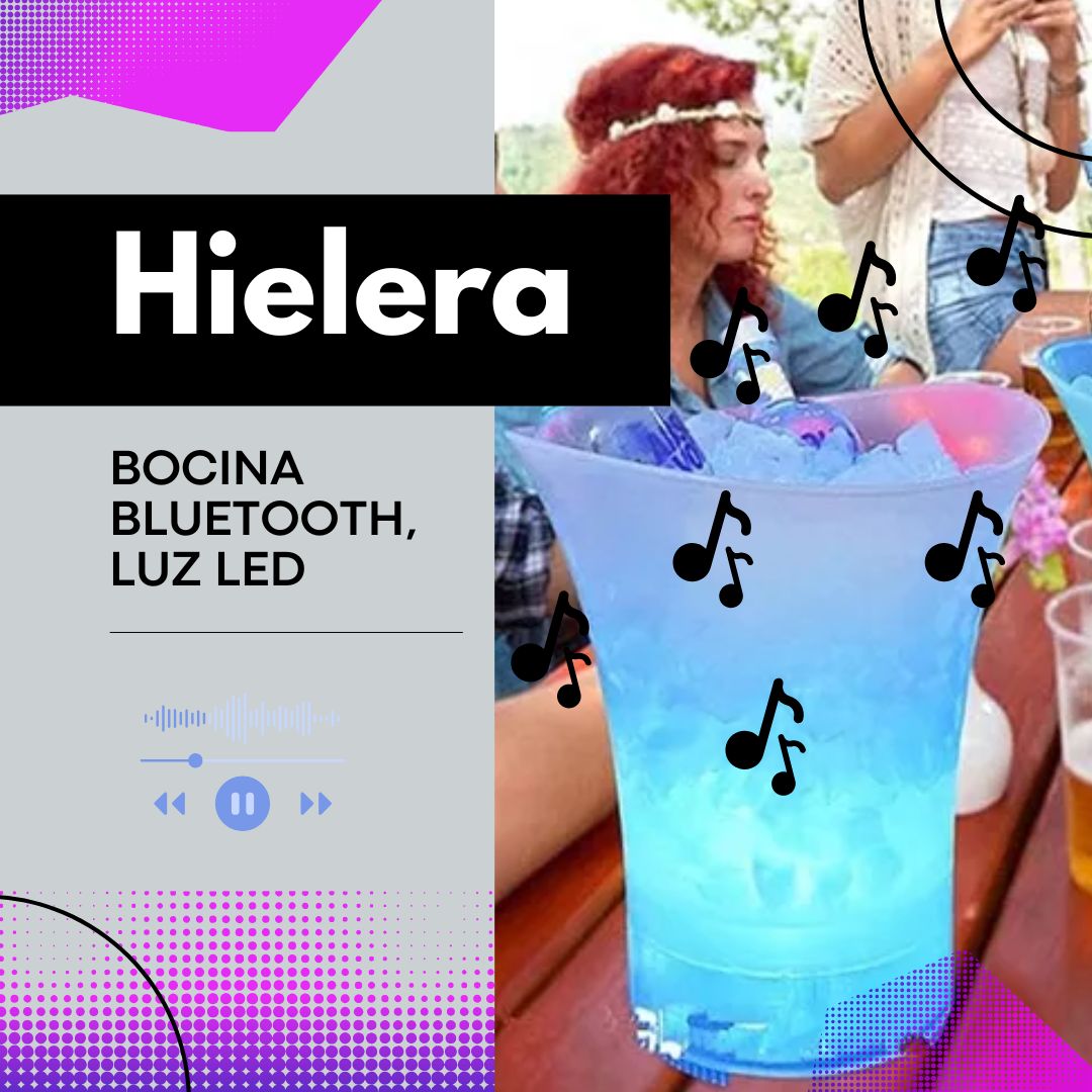 HIELERA PARLANTE BLUETOOTH