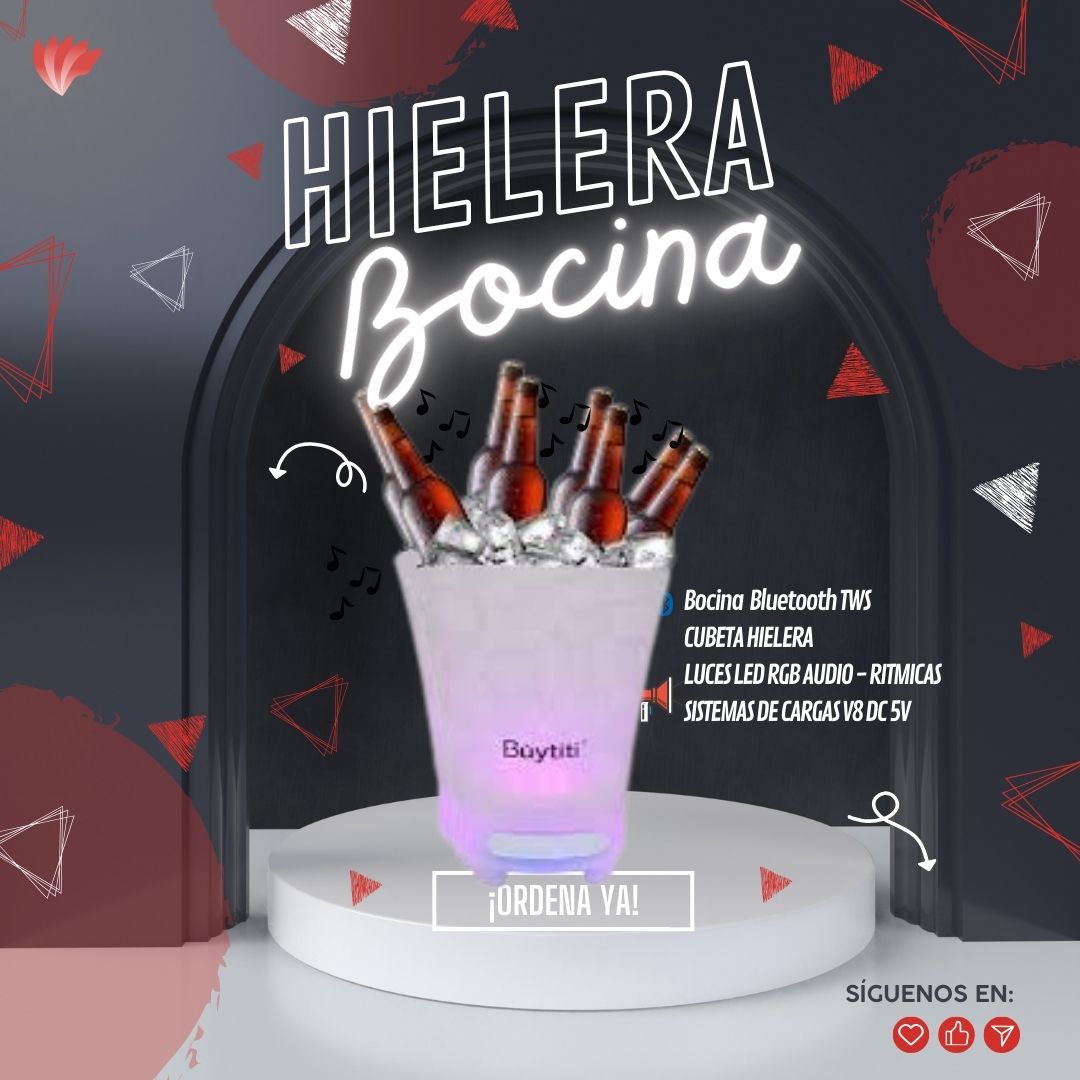 HIELERA PARLANTE BLUETOOTH