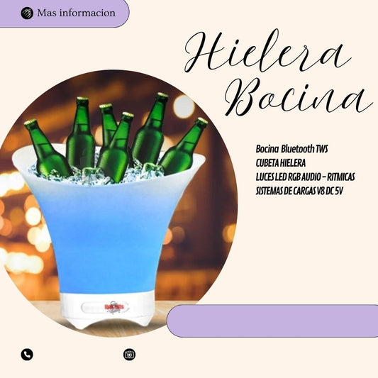 HIELERA PARLANTE BLUETOOTH