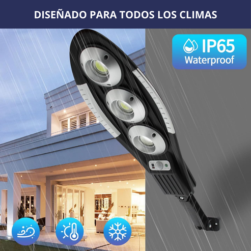 LAMPARA SOLAR  RAQUETA  DE  400 WATTS
