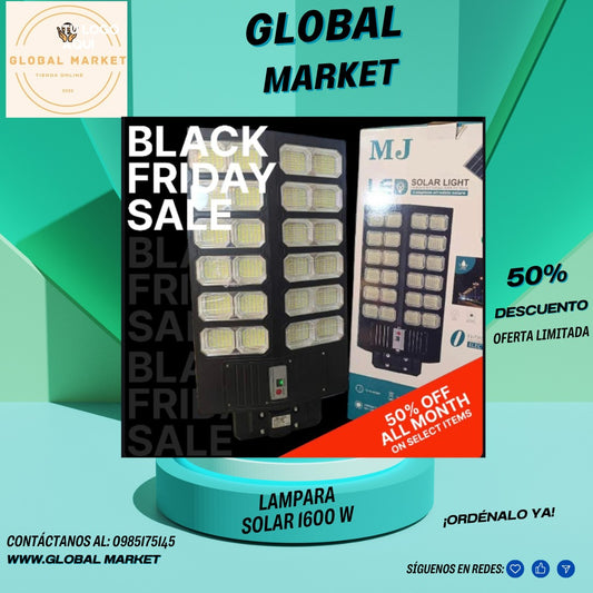 LAMPARA SOLAR  DE  1600 W