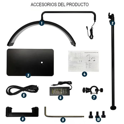 LAMPARA PROFESIONAL  MEDIA LUNA  DE 60  WATTS
